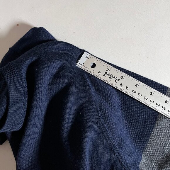 Icebreaker 100% Wool Crewneck Long Sleeve Sweaters - Men's Size M - Blue Gray - Picture 7 of 9